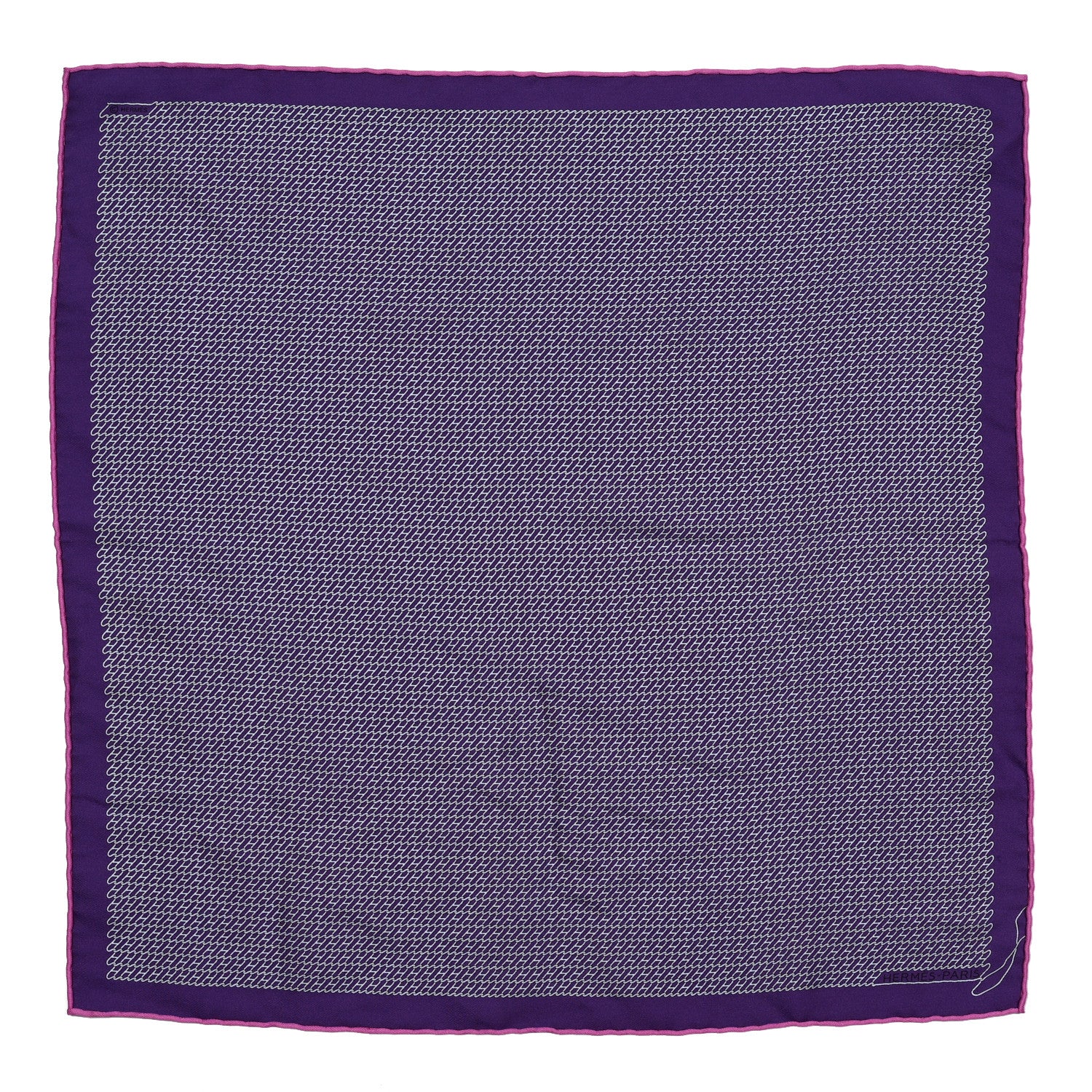 Hermes Silk Tenue De Balle Pocket Square 1 of 4