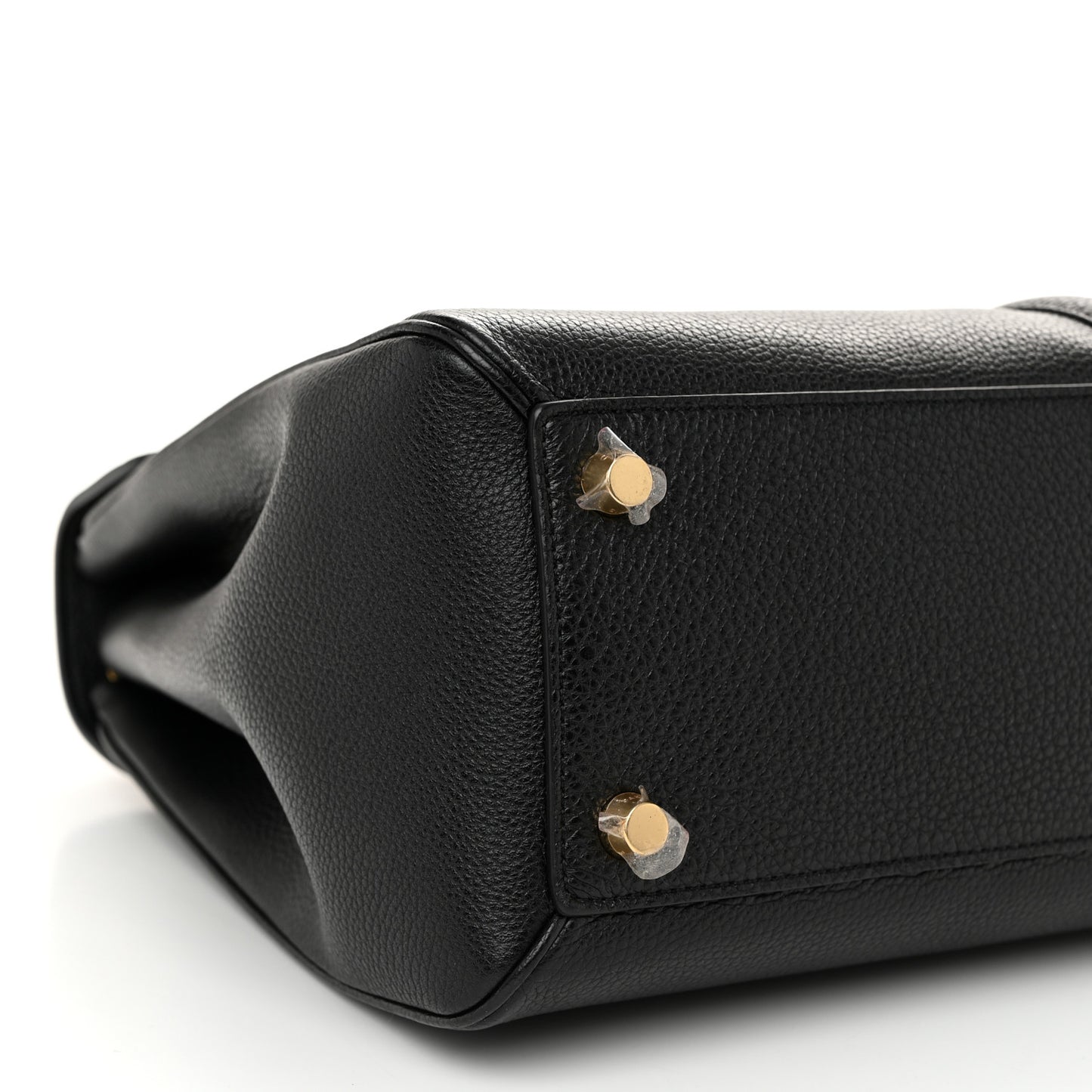 Grained Calfskin Classique 16 Top Handle Bag Black