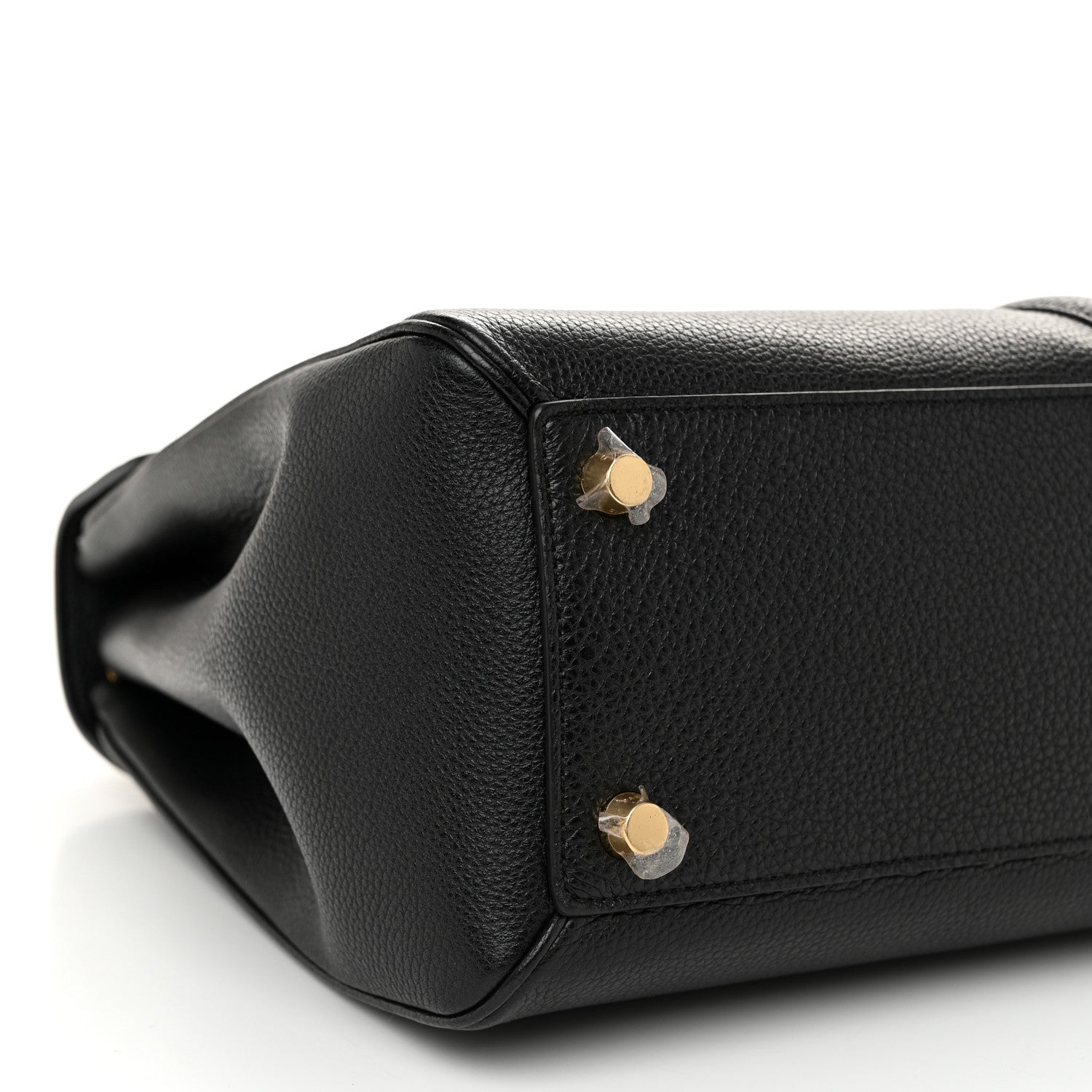 Celine Grained Calfskin Classique 16 Top Handle Bag Black 9 of 12