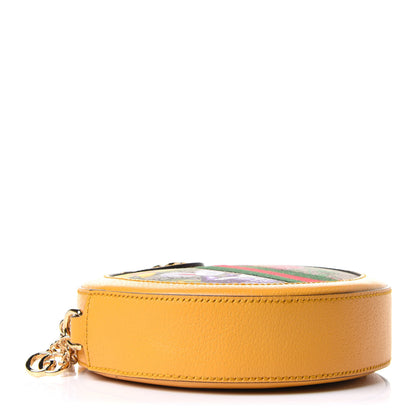 Gucci GG Supreme Monogram Flora Web Mini Ophidia Round Shoulder Bag Beige Multicolor Crop 4 of 11