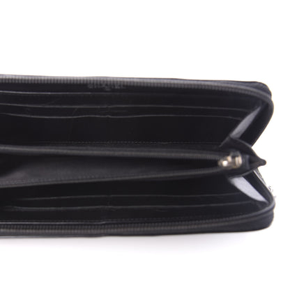 Chanel Patent Large Gusset CC Zip Wallet Black 5 of 9