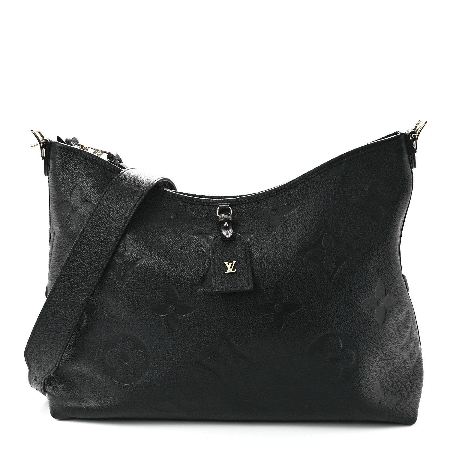 Louis Vuitton Empreinte Monogram Giant CarryAll MM Black 3 of 12