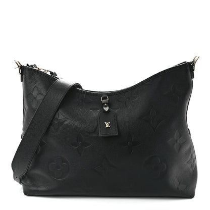 Louis Vuitton Empreinte Monogram Giant CarryAll MM Black 3 of 12