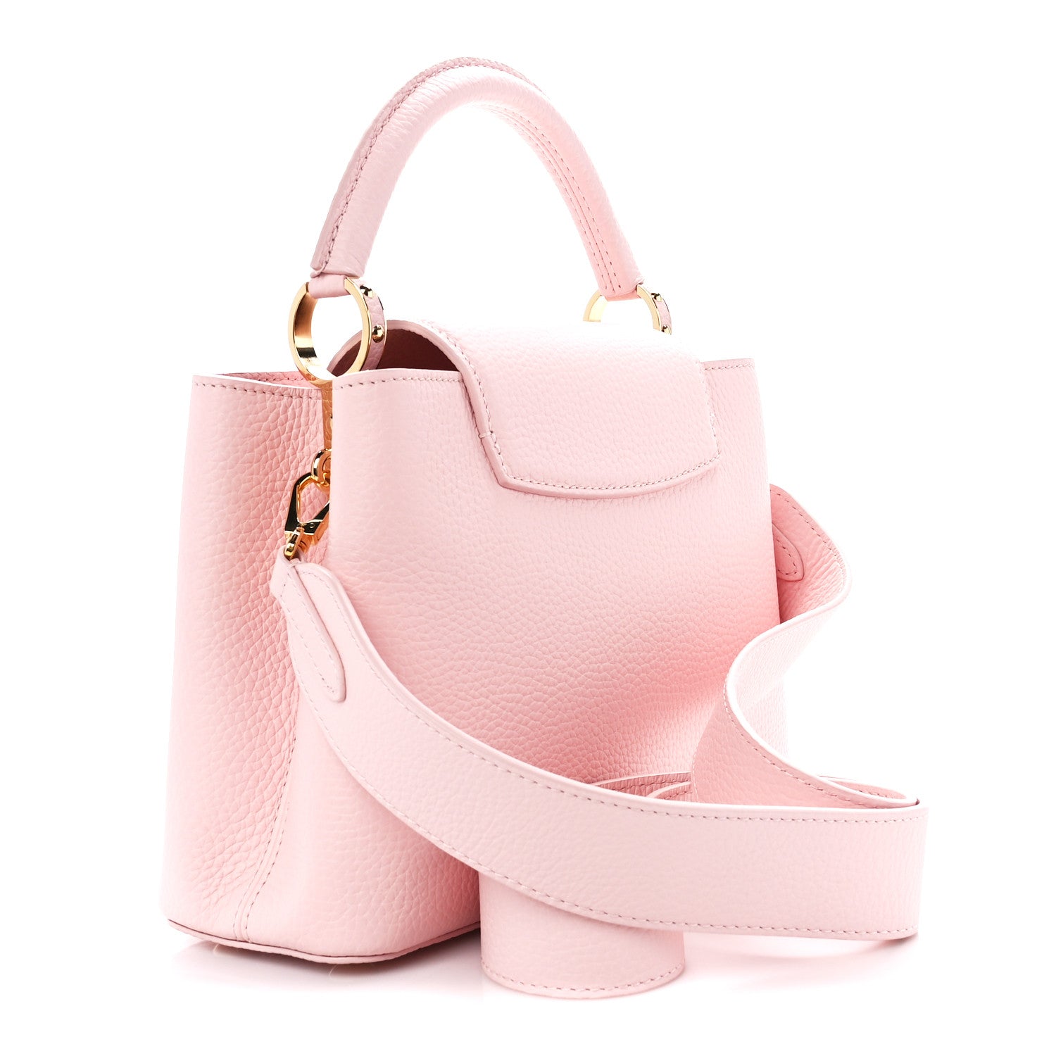 Louis Vuitton Taurillon Capucines BB Rose Jasmin 3 of 10