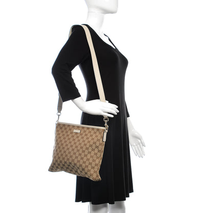 Gucci Monogram Medium Flat Messenger Bag Off White 2 of 9