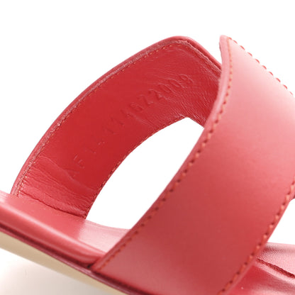 Hermes Calfskin Oasis Sandals 39 Fuschia 9 of 11