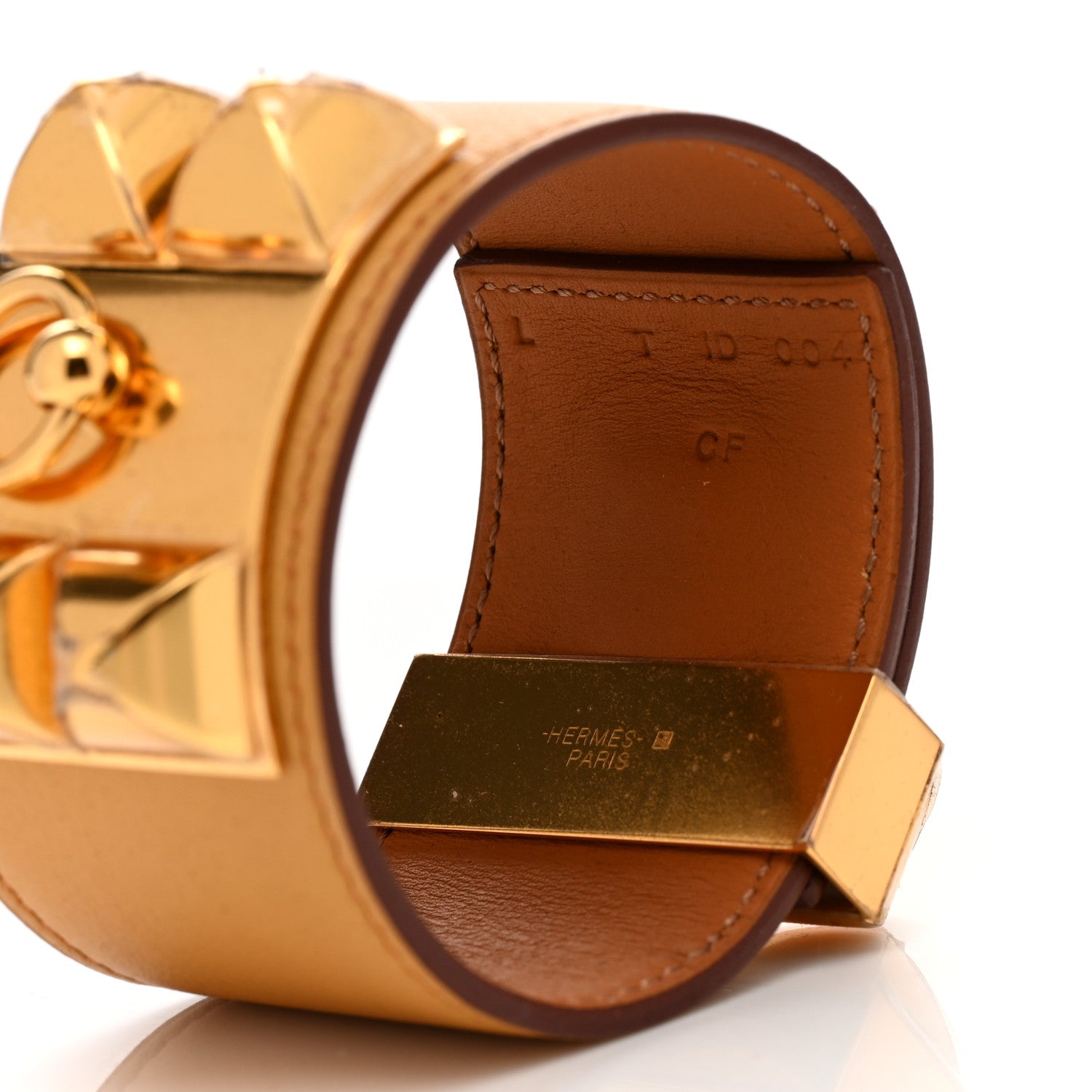 Hermes Swift Collier De Chien CDC Bracelet L Curry 4 of 4