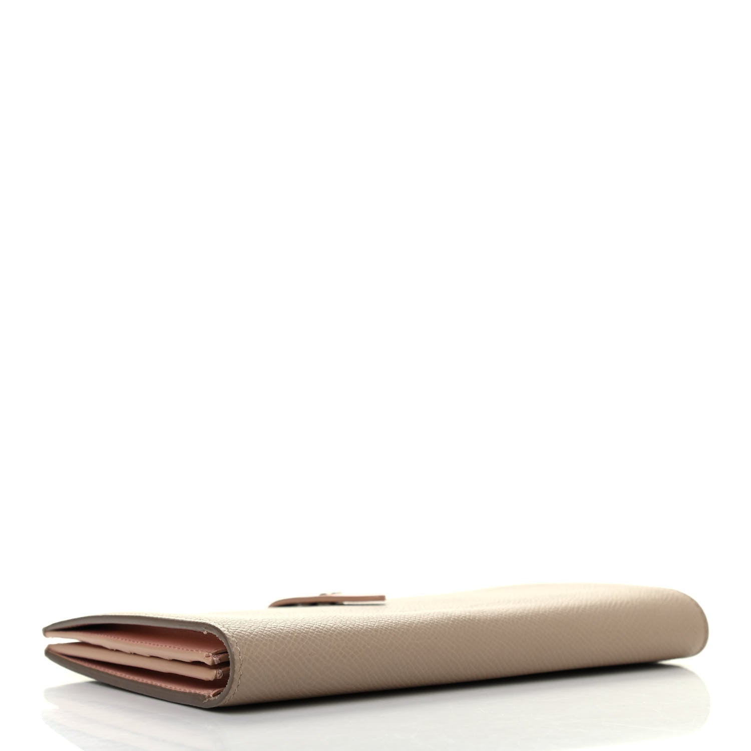 Celine Grained Calfskin Medium Multifunction Strap Wallet Pink Chalk 3 of 4