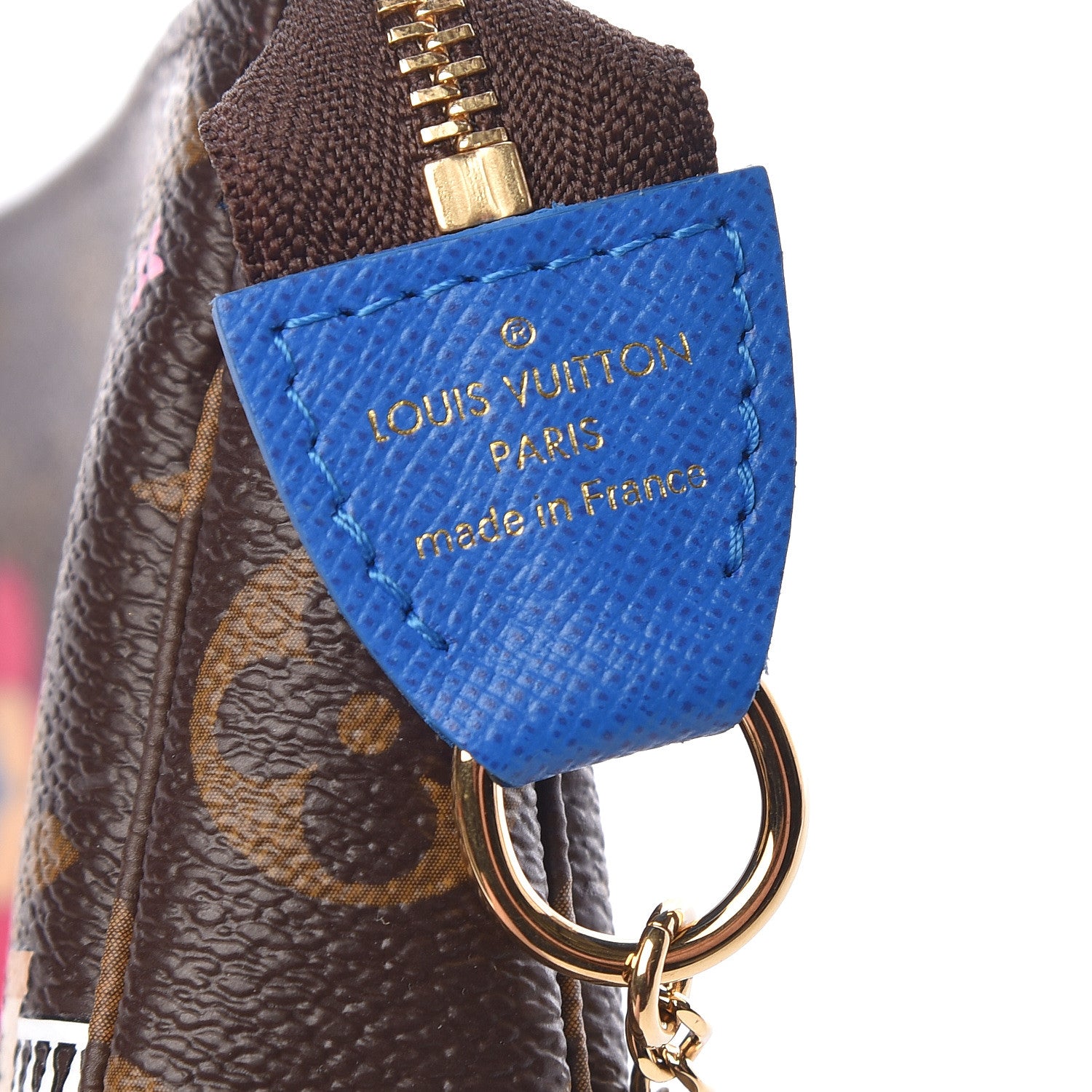 Louis Vuitton Monogram 2019 Christmas Animation Mini Venice Pochette Accessories Blue 6 of 8
