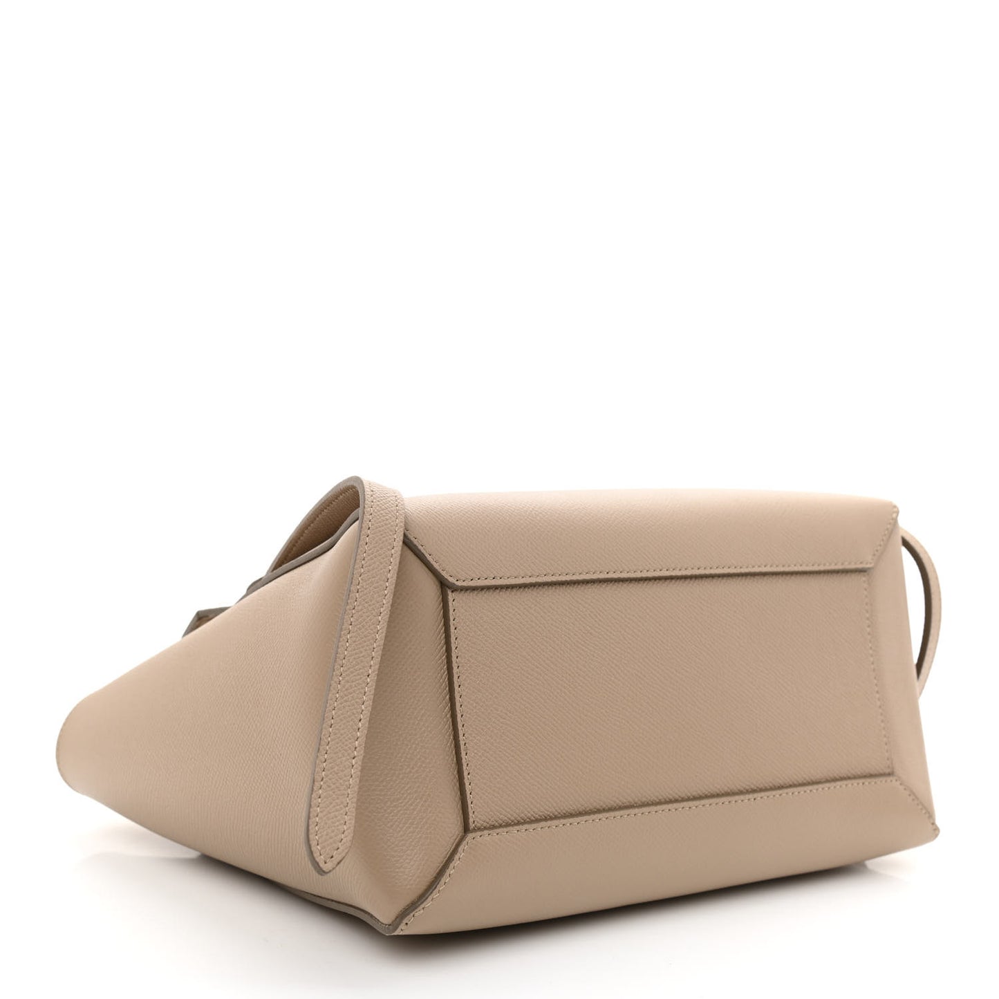 Grained Calfskin Micro Belt Bag Light Taupe