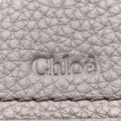 Chloe Grained Calfskin Marcie Square Wallet Cashmere Grey 7 of 10