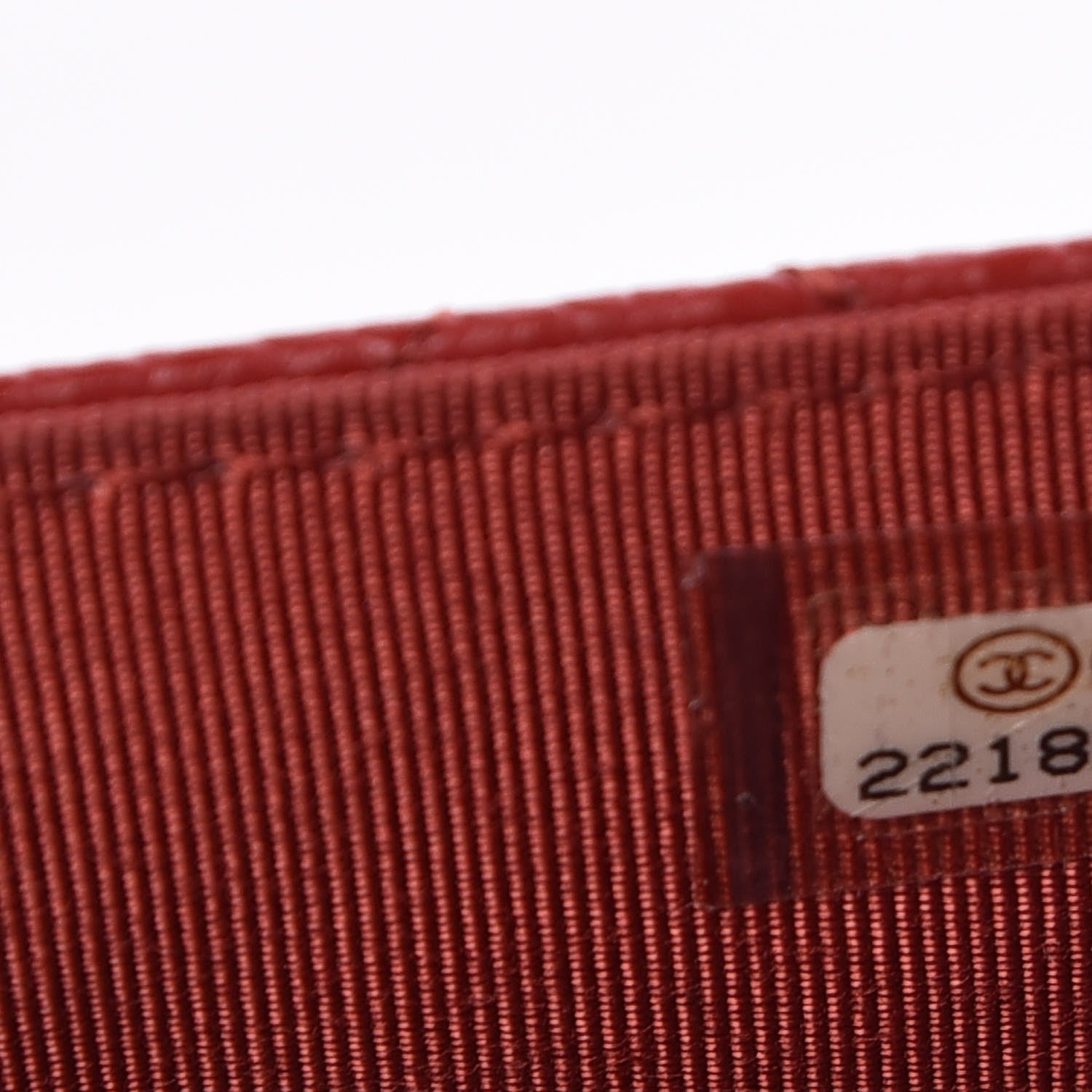 Chanel Caviar Quilted Wallet On Chain WOC Dark Red 9 of 12