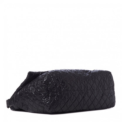 Chanel Nylon Quilted Large Coco Cocoon Shopping Tote and Messenger Bag Black 10 of 15