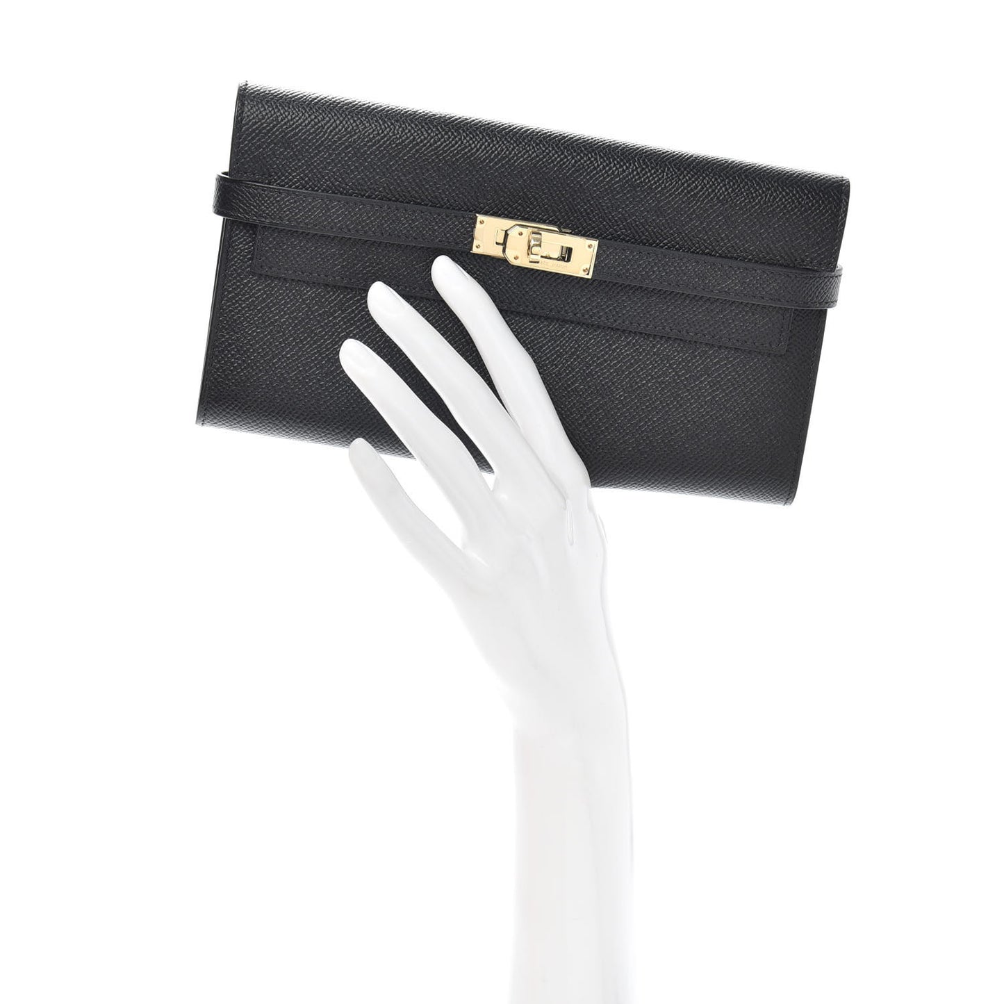 Epsom Kelly Longue Wallet Black