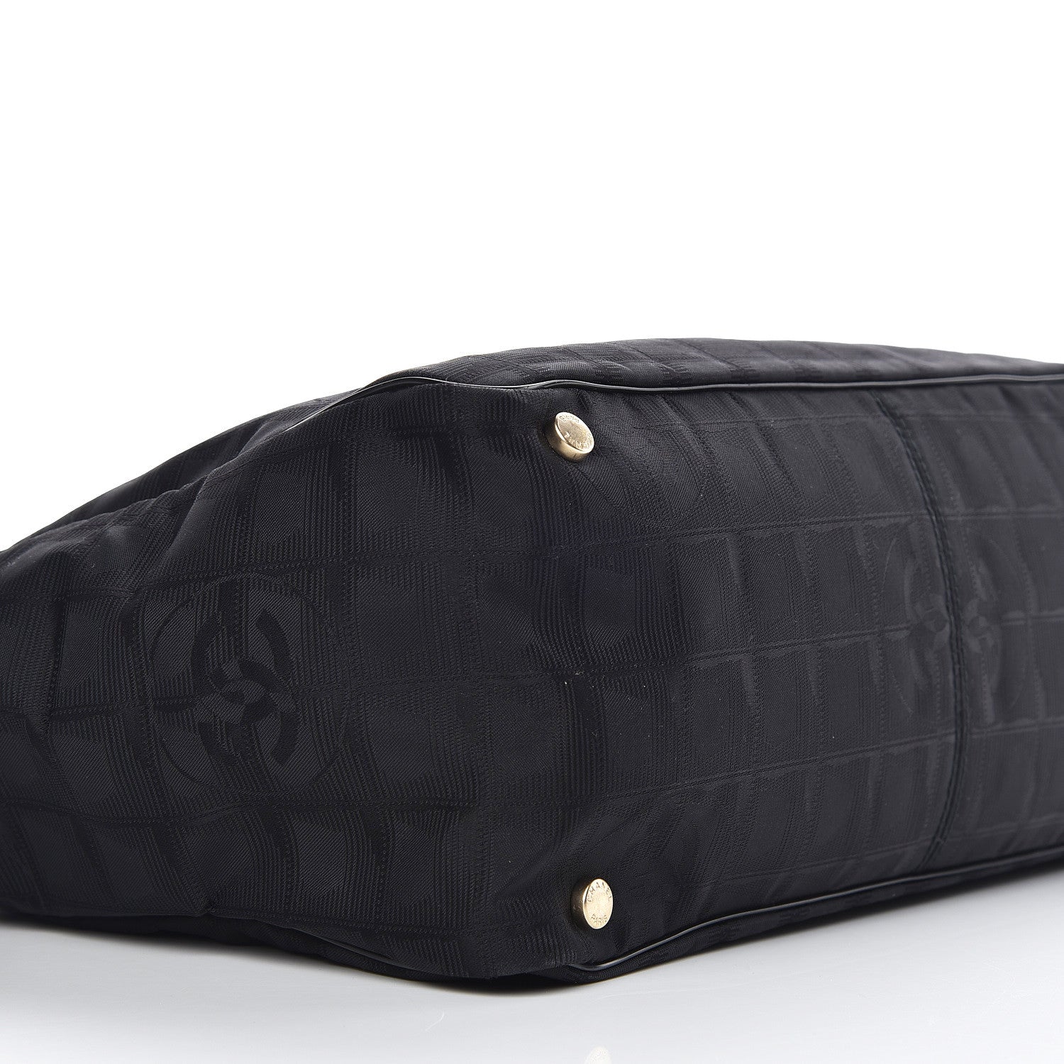Chanel Nylon Large Travel Tote Black 6 of 10