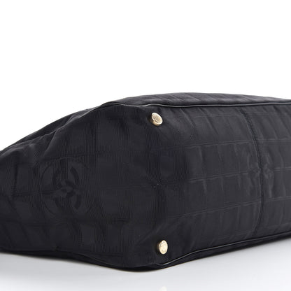 Chanel Nylon Large Travel Tote Black 6 of 10