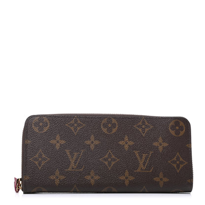 Louis Vuitton Monogram Clemence Wallet Fuchsia 1 of 9