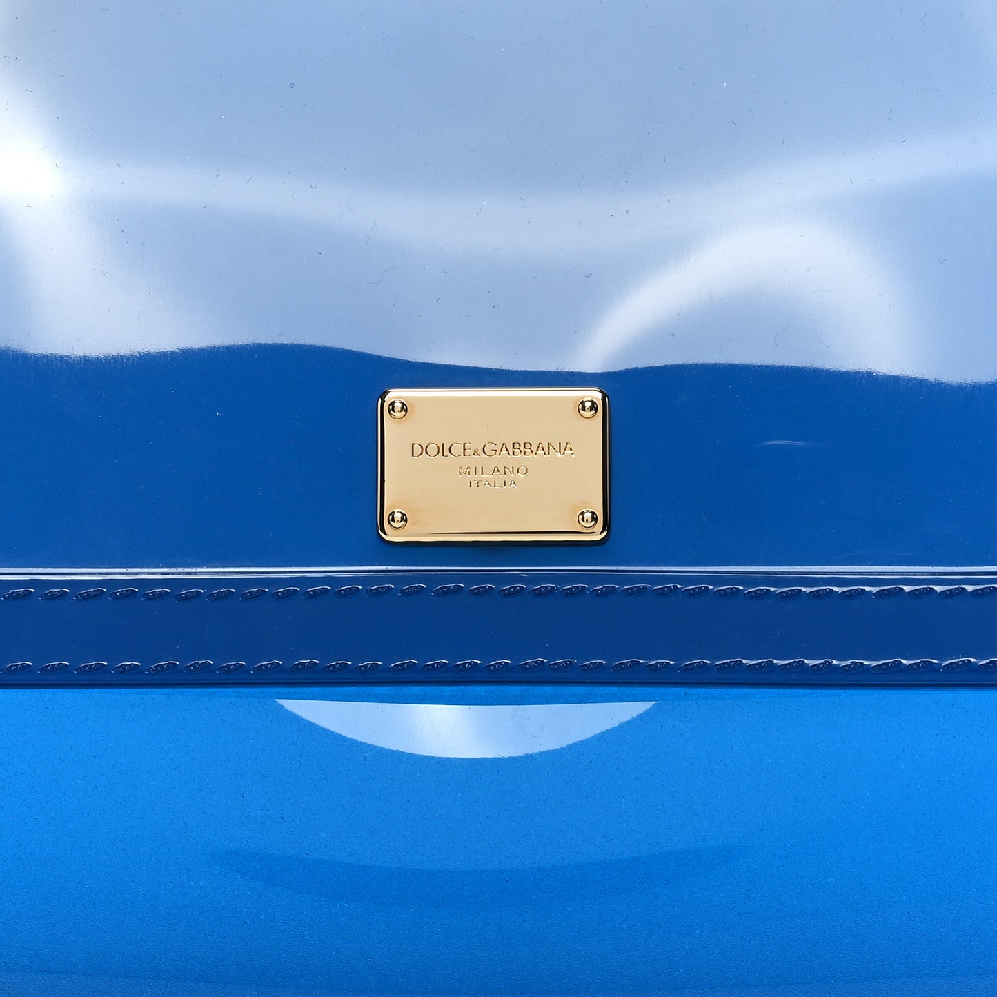 PVC Miss Sicily Satchel Blue