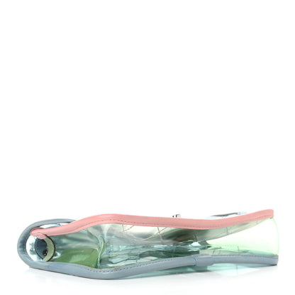 Chanel Lambskin PVC Quilted Mini Coco Splash Flap Blue Green 4 of 11