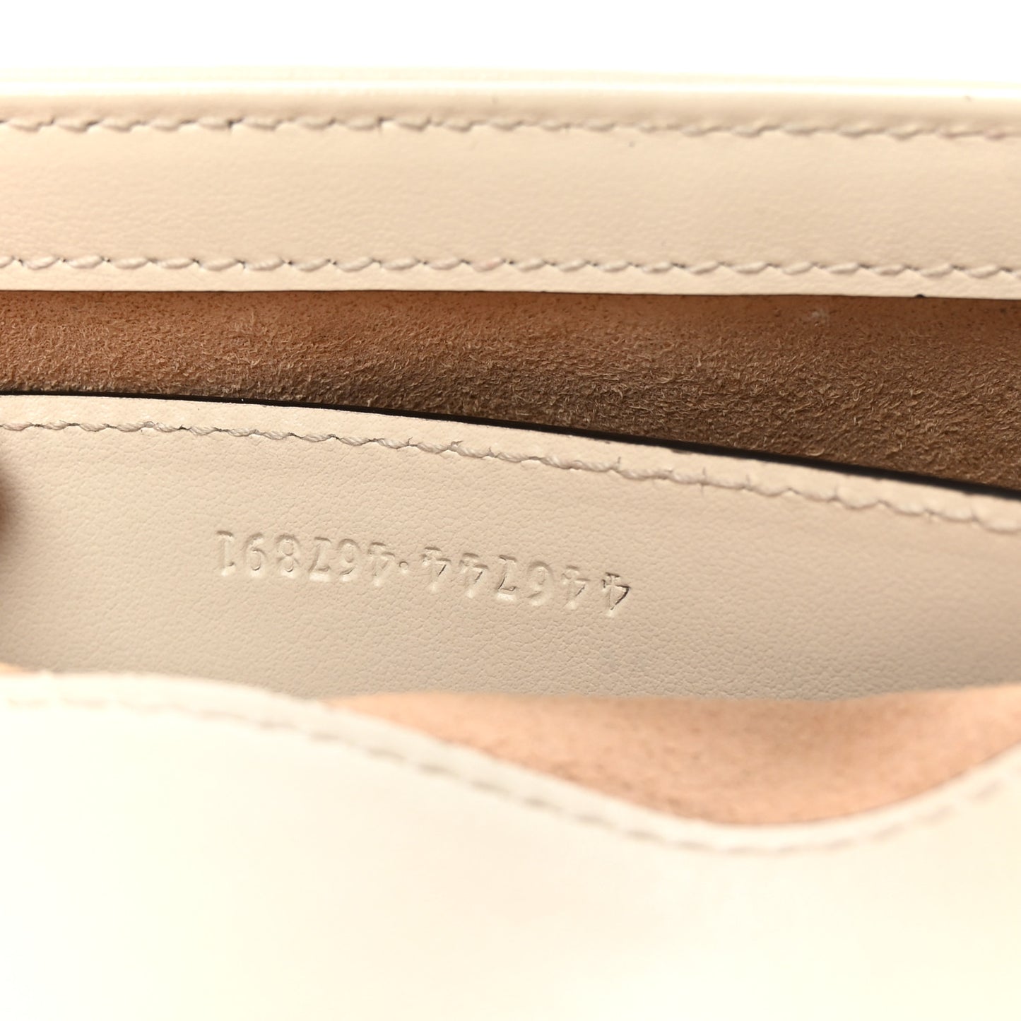 Calfskin Matelasse Mini GG Marmont Shoulder Bag White