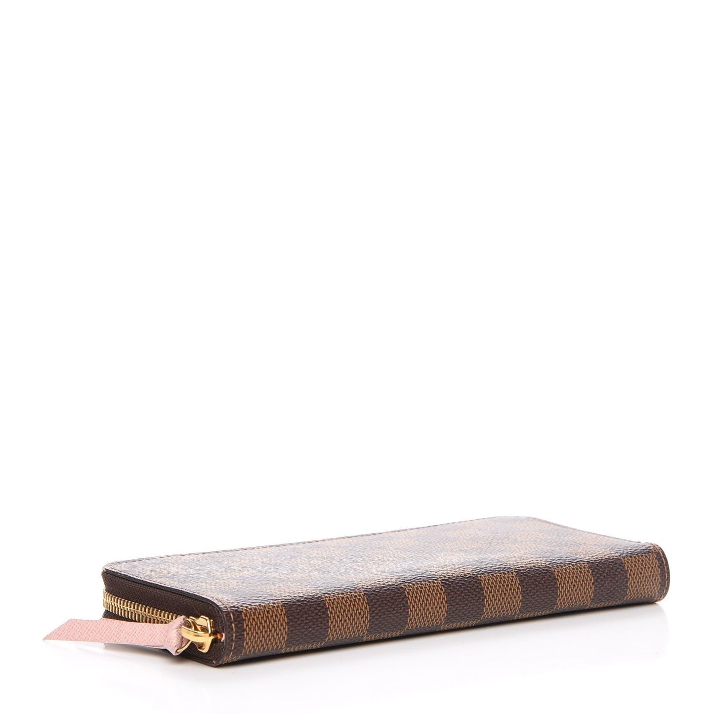 Damier Ebene Clemence Wallet Rose Ballerine