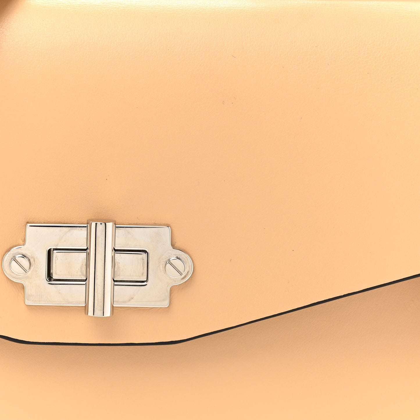 Calfskin Hava Top Handle Bag Warm Sand