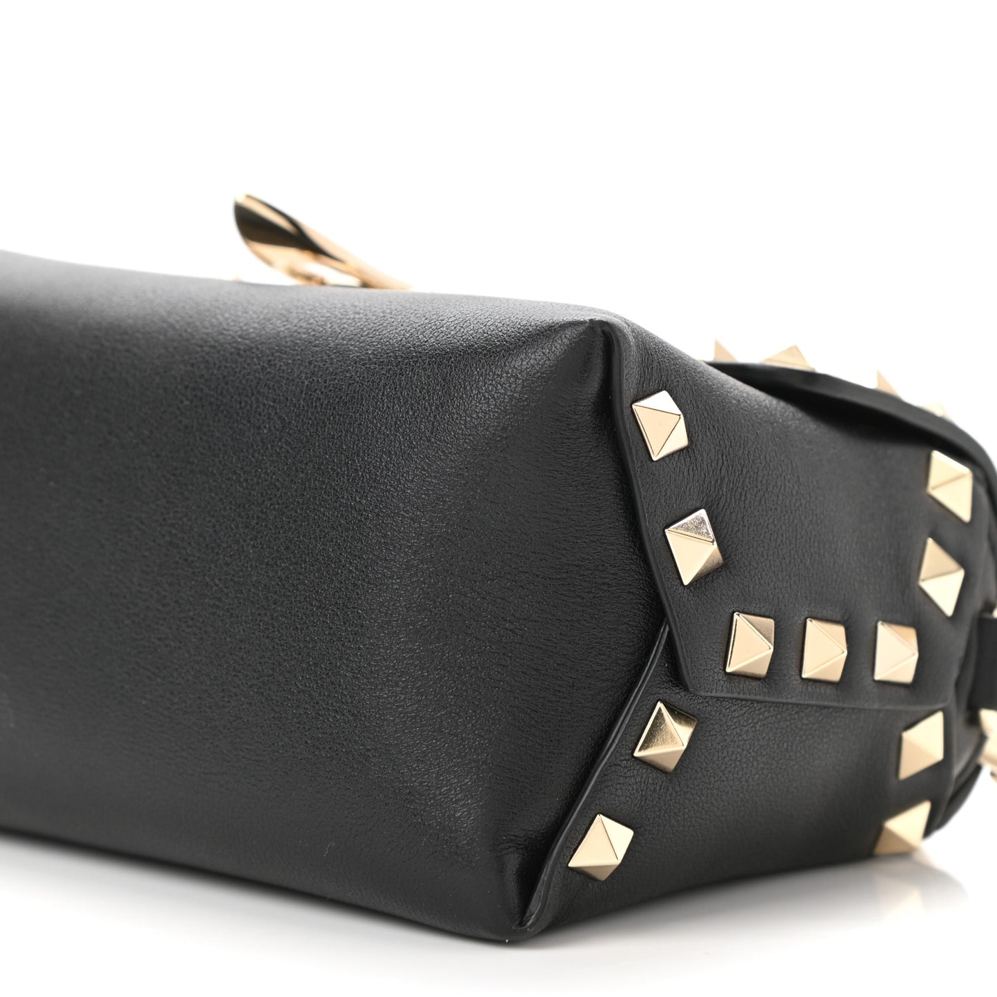 Vitello Mini Rockstud Crossbody Bag Black