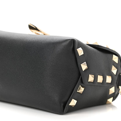 Valentino Garavani Vitello Mini Rockstud Crossbody Bag Black 6 of 9