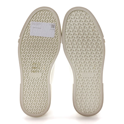 Hermes Calfskin Epsom Womens Velvet Sneakers 36 White Silver 6 of 9
