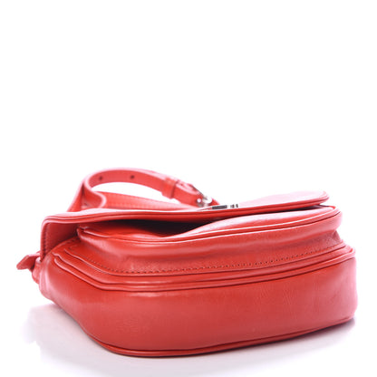 Balenciaga Calfskin Soft B Round Crossbody Bag XS Vivid Red 4 of 9