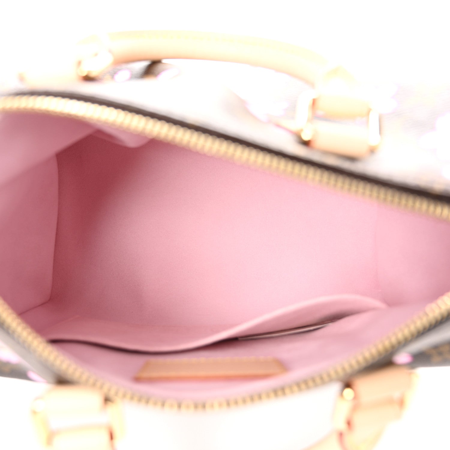 Louis Vuitton LV X TM Monogram Cherry Blossom Speedy Bandouliere 25 Sakura Brown 5 of 9