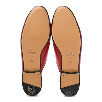 Gucci Malaga Kid Womens Princetown Slippers 36 Hibiscus Red 5 of 11