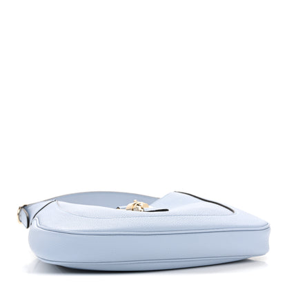 Gucci Grained Calfskin Web Medium Jackie 1961 Hobo Light Blue 4 of 10