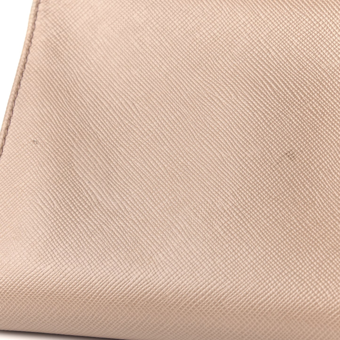 Saffiano French Flap Compact Wallet Cammeo