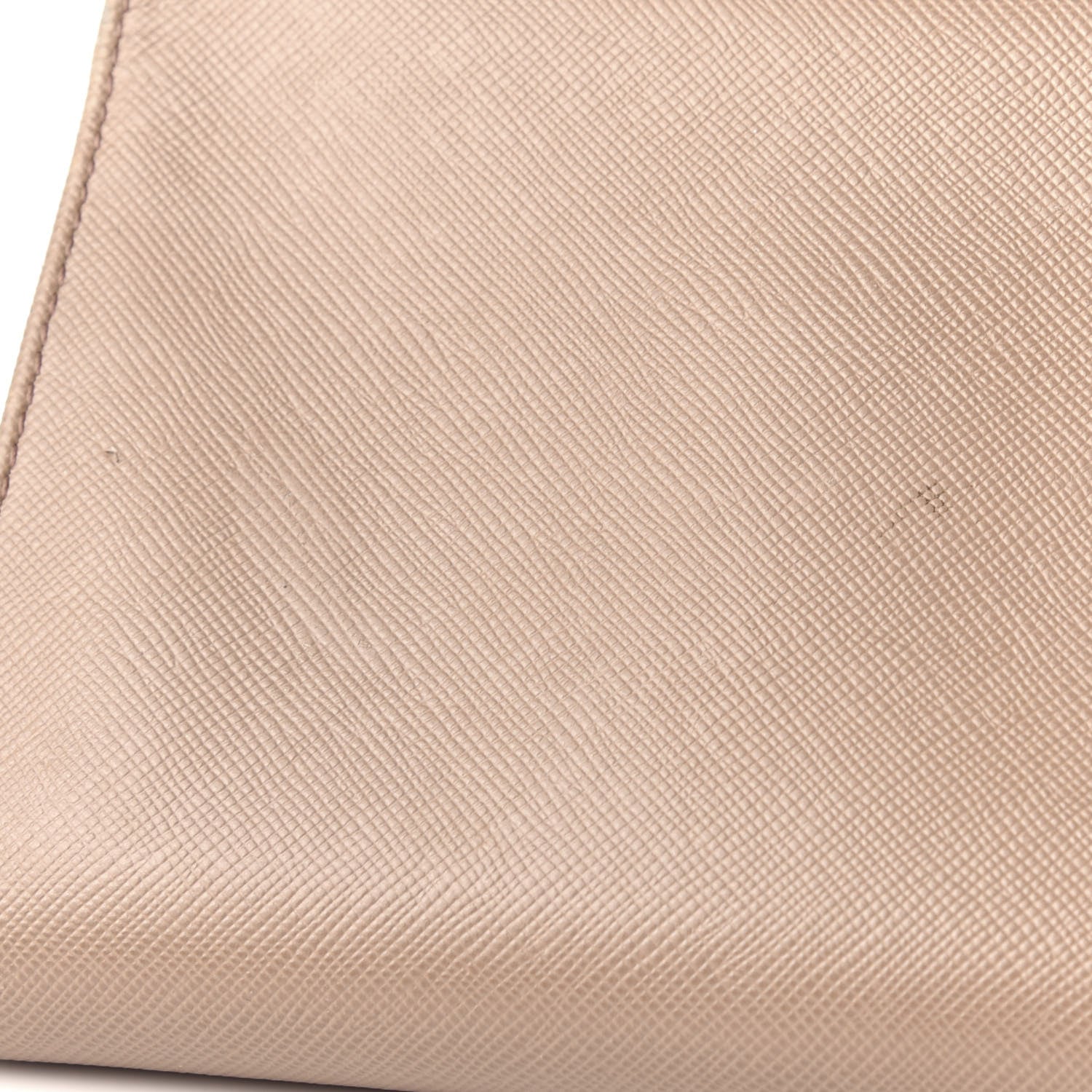 Prada Saffiano French Flap Compact Wallet Cammeo 10 of 11