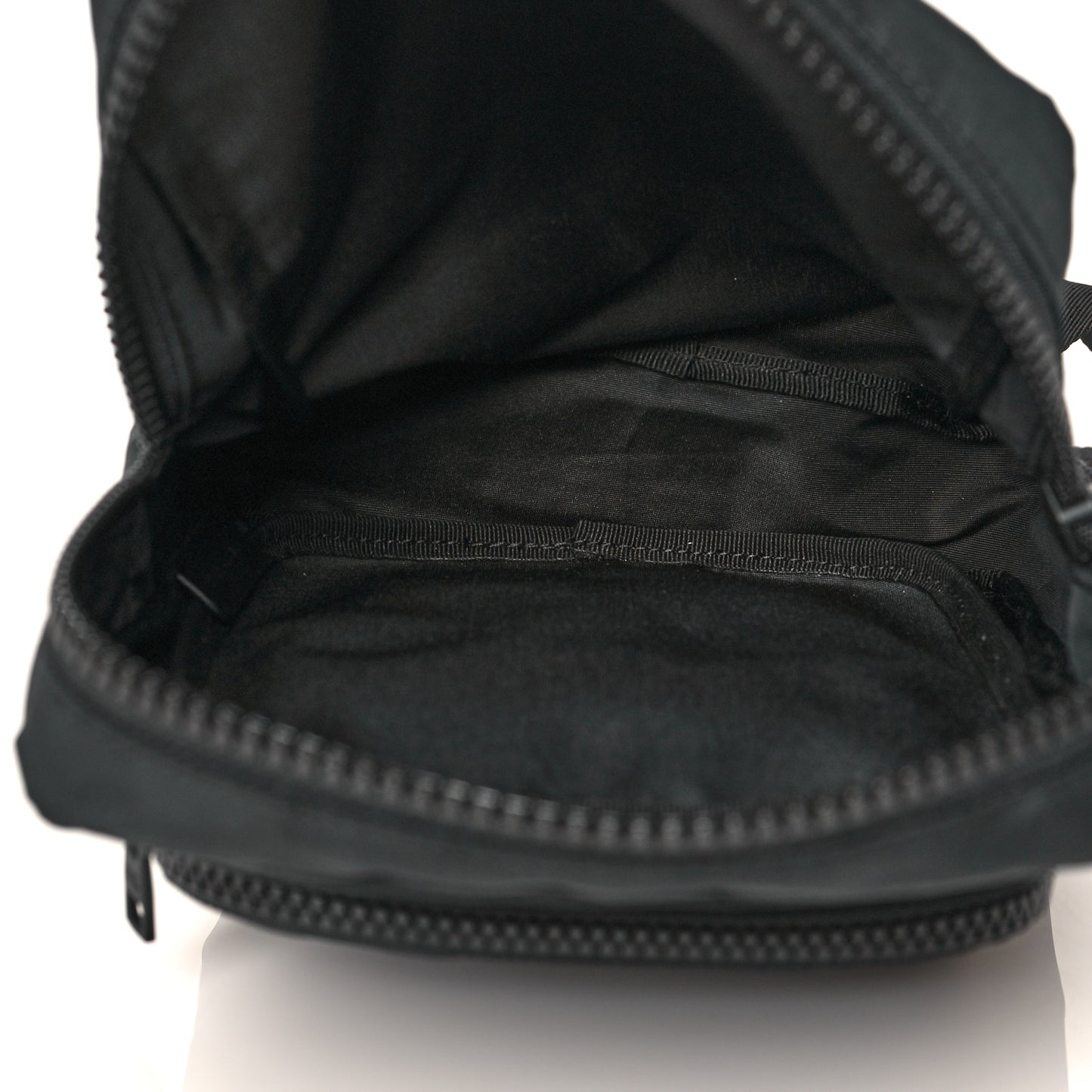 Canvas Logo-Embroidered Messenger Bag Black