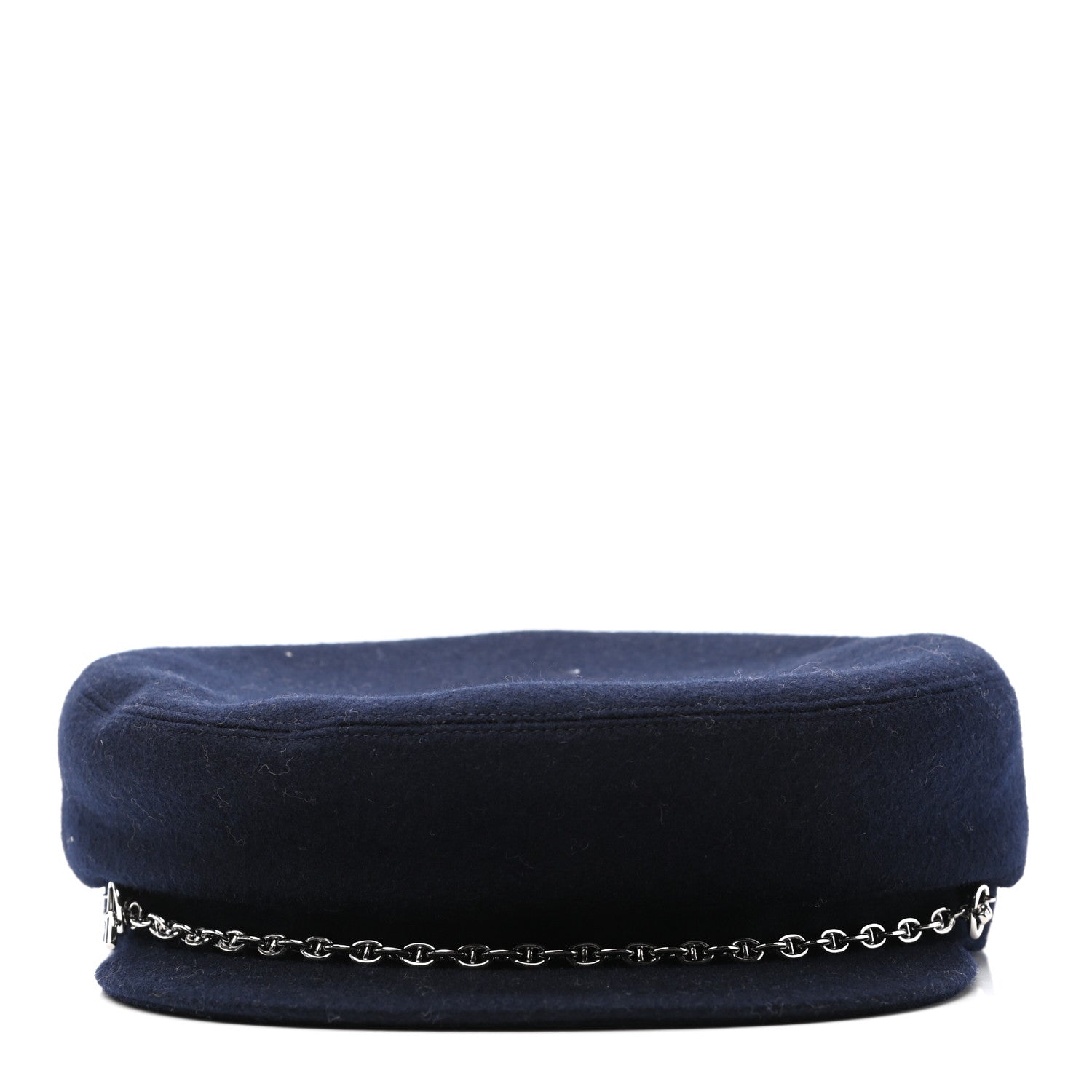Hermes Cashmere Womens Belle-Ile Cap 56 Navy 3 of 6