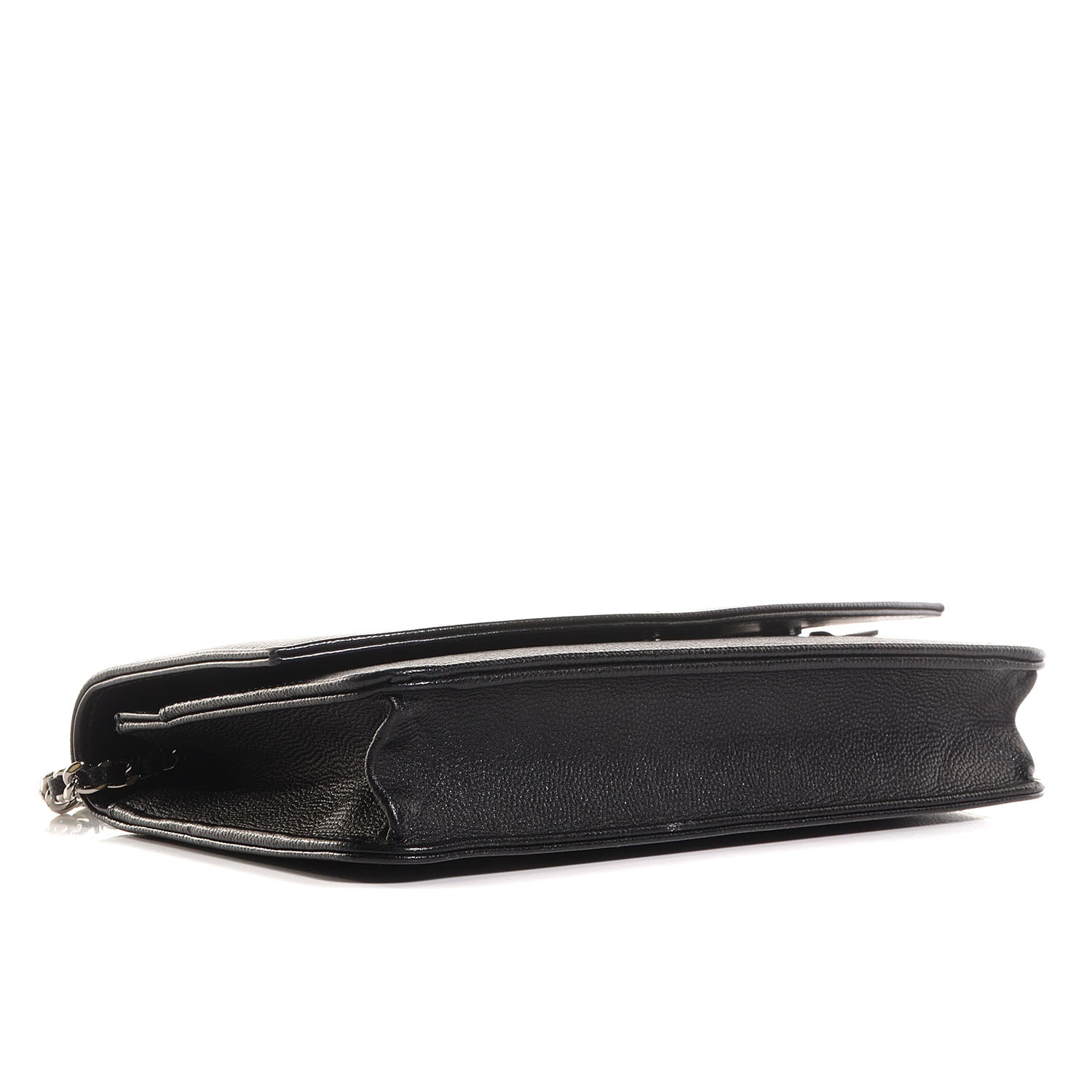 Chanel Caviar Sevruga Wallet On Chain WOC Black 4 of 9
