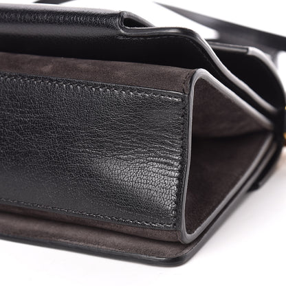Givenchy Goatskin Suede Small GV3 Shoulder Bag Black 10 of 10