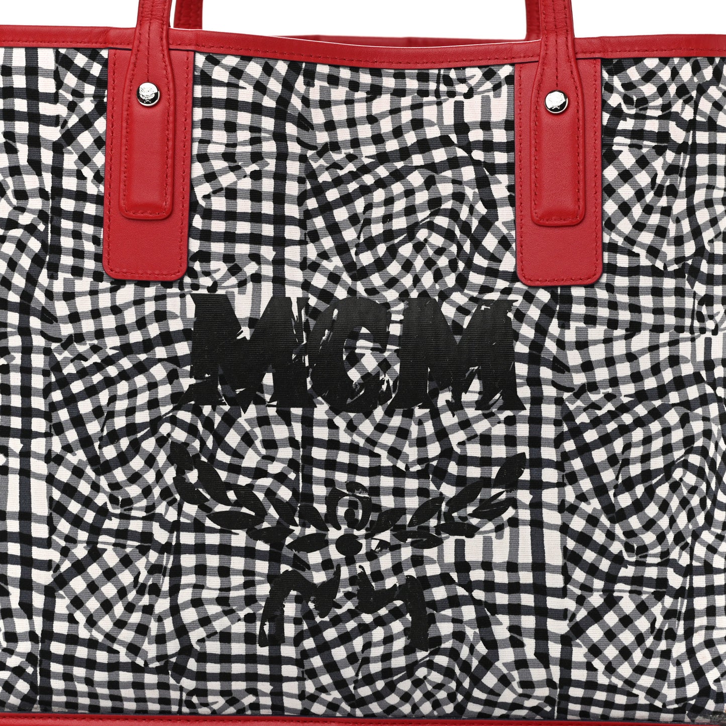 Visetos Medium Liz Reversible Shopper Tote Ruby Red