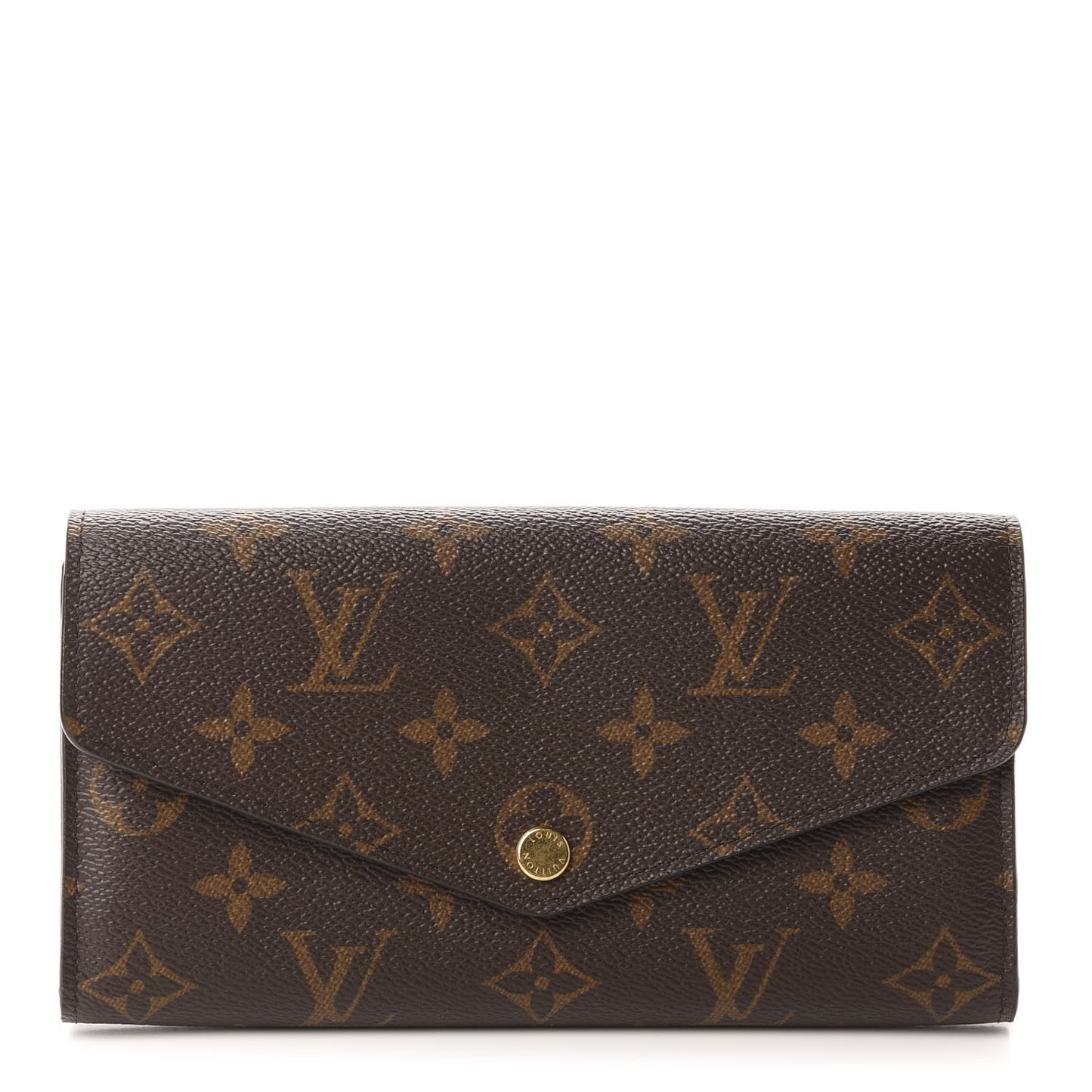 Monogram Sarah Wallet NM Coquelicot