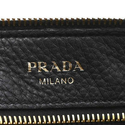 Prada Vitello Daino Crossbody Bag Black 6 of 10