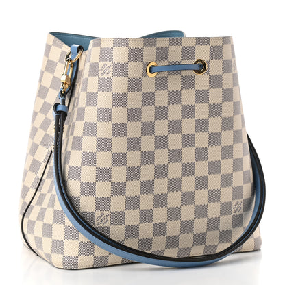 Louis Vuitton Damier Azur Neonoe MM Bleuet 3 of 8