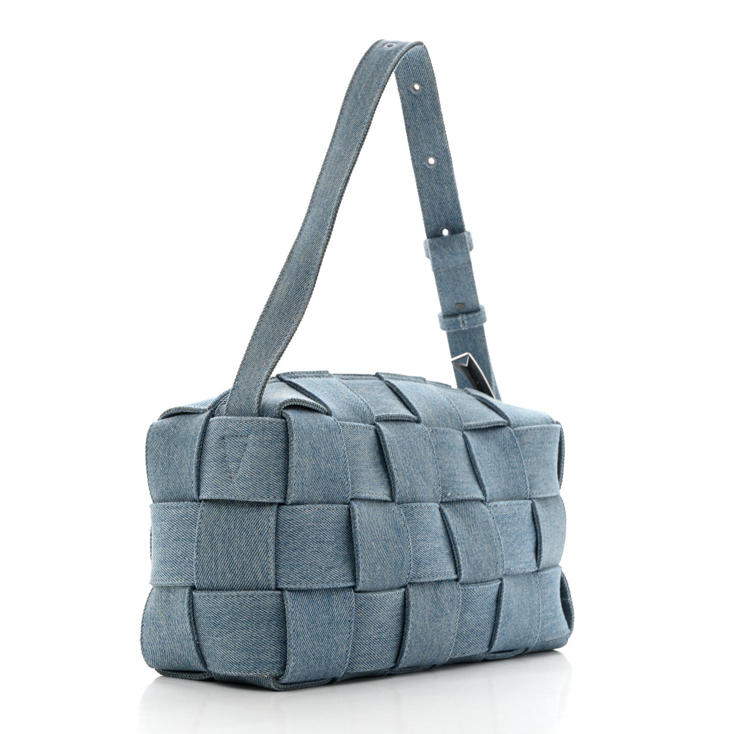 Bottega Veneta Denim Maxi Intrecciato Brick Cassette Bag Indigo 2 of 10