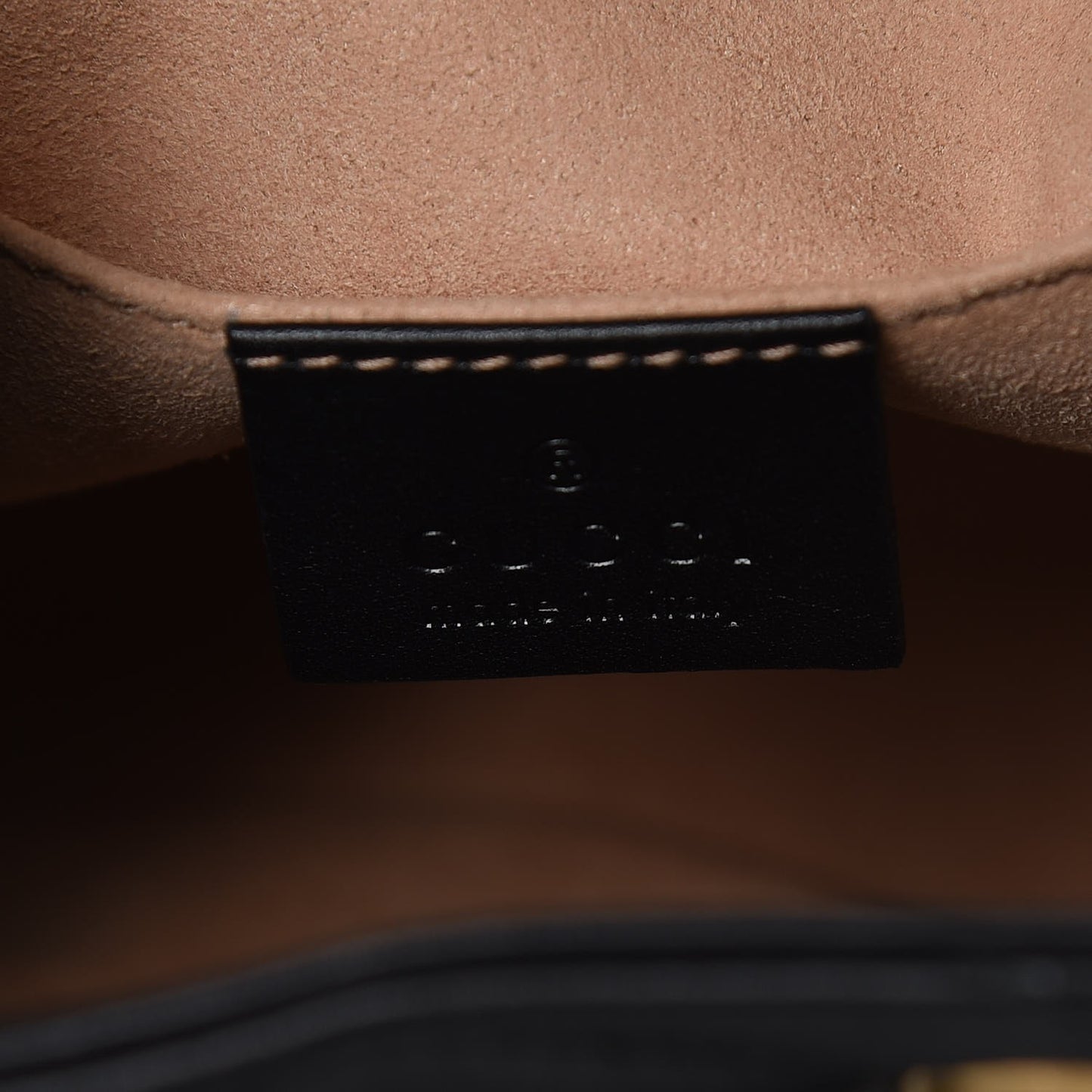 Calfskin Matelasse GG Marmont Flap Backpack Black