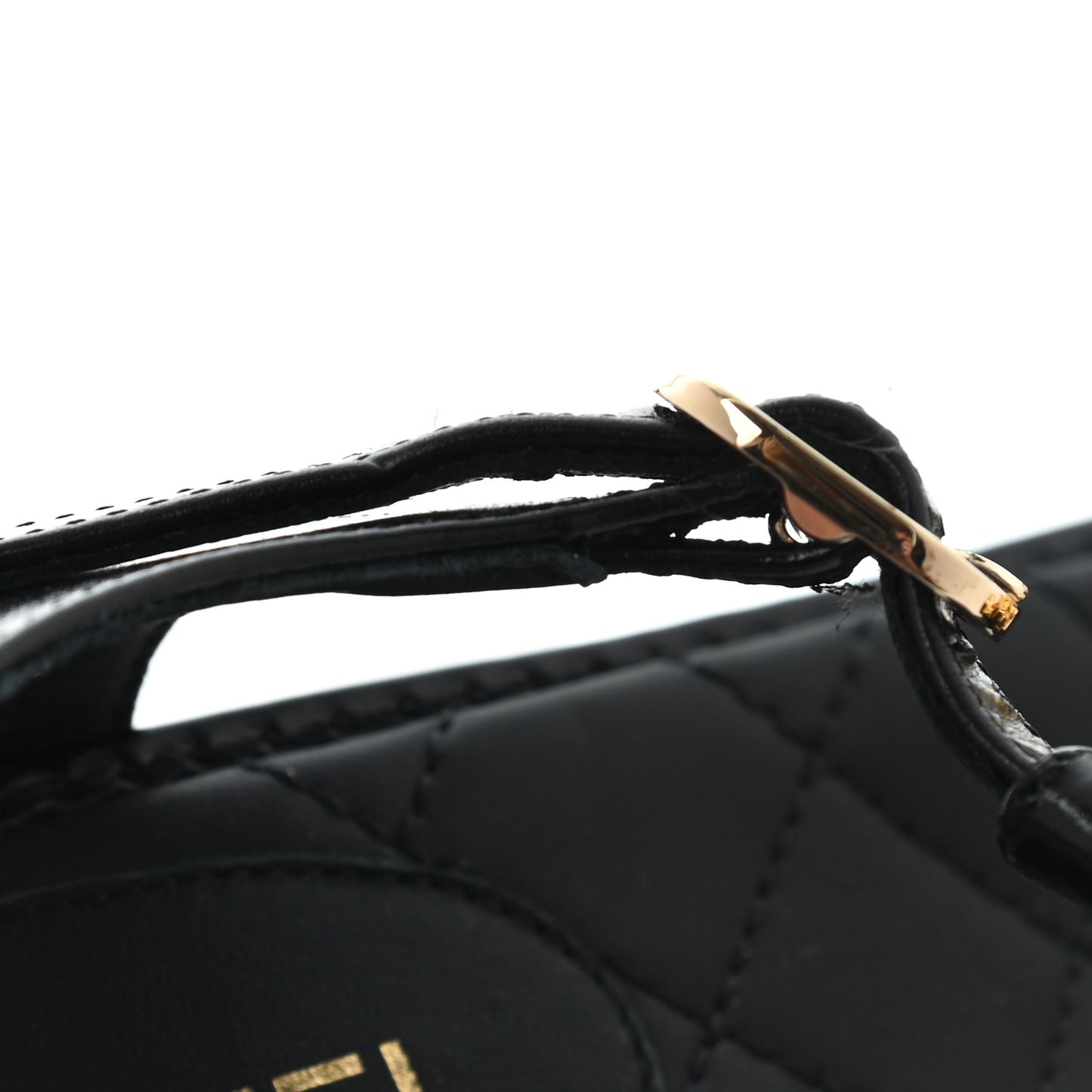 Calfskin Medallion CC Thong Sandals 36 Black