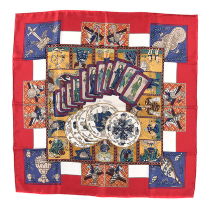 Hermes Silk Le Tarot Scarf 90 1 of 4