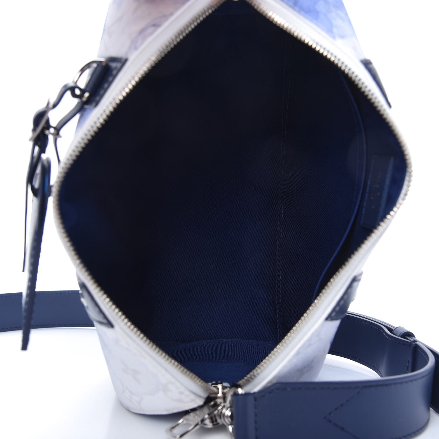 Louis Vuitton Monogram Watercolor City Keepall Blue 4 of 9