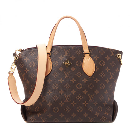 Louis Vuitton Monogram Flower Zipped Tote MM Beige 1 of 8