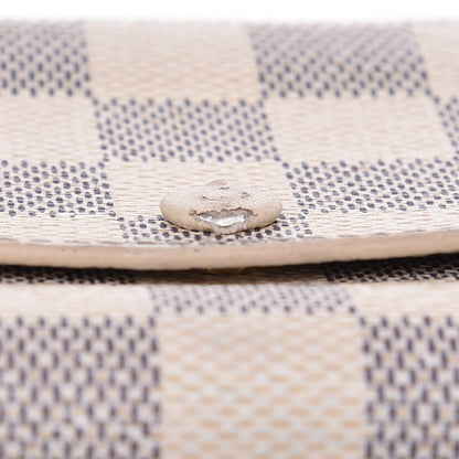 Louis Vuitton Damier Azur Emilie Wallet 9 of 15